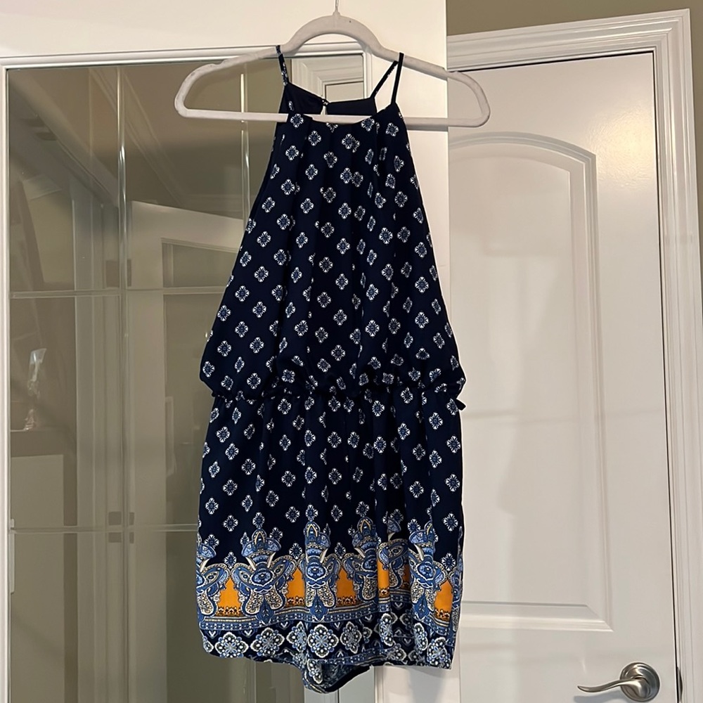 Active USA Blue Romper